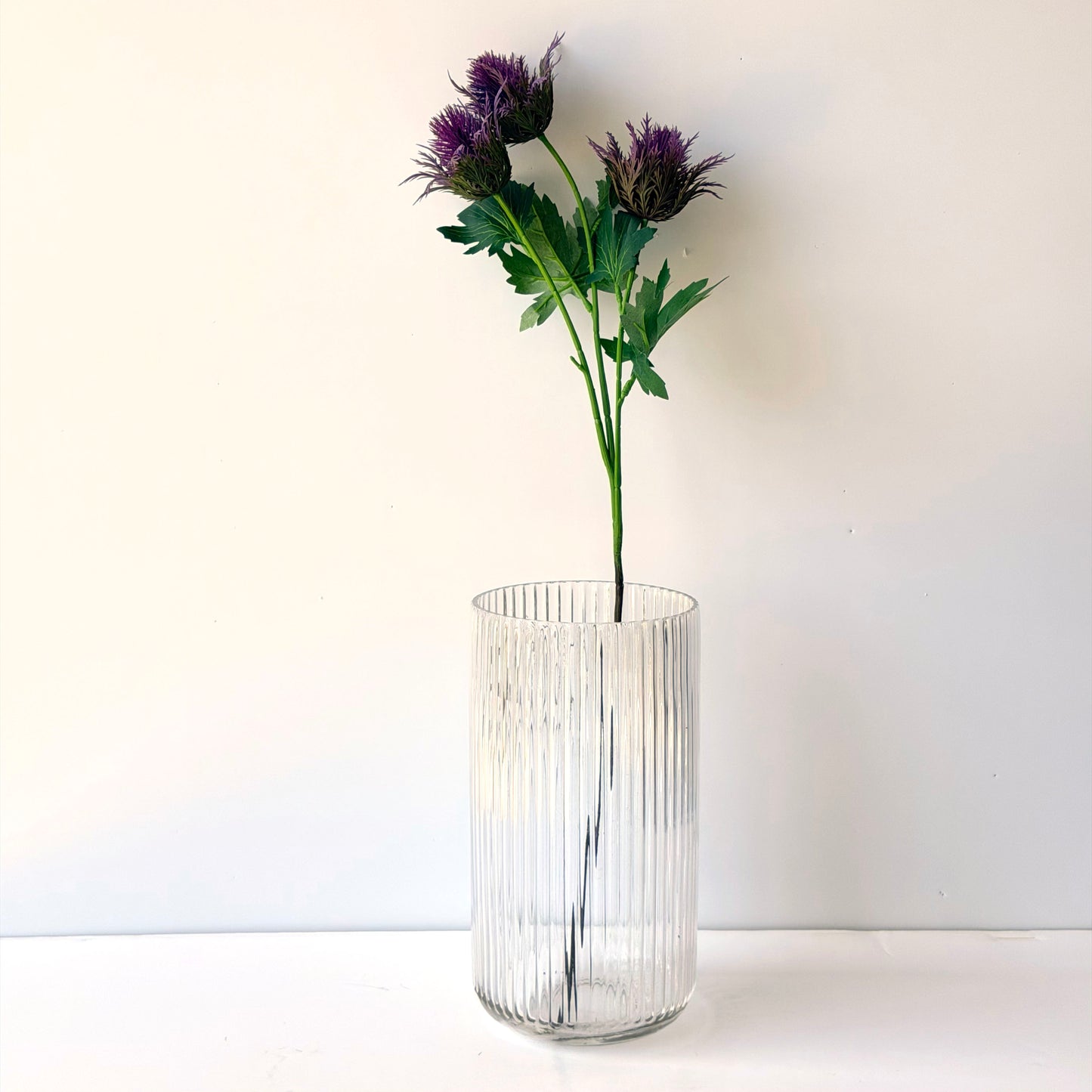 FF0022 SILK PURPLE THISTLE SPRAY