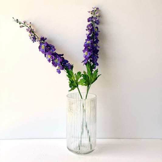 FF0023 SILK PURPLE DELPHINIUM SPRAY