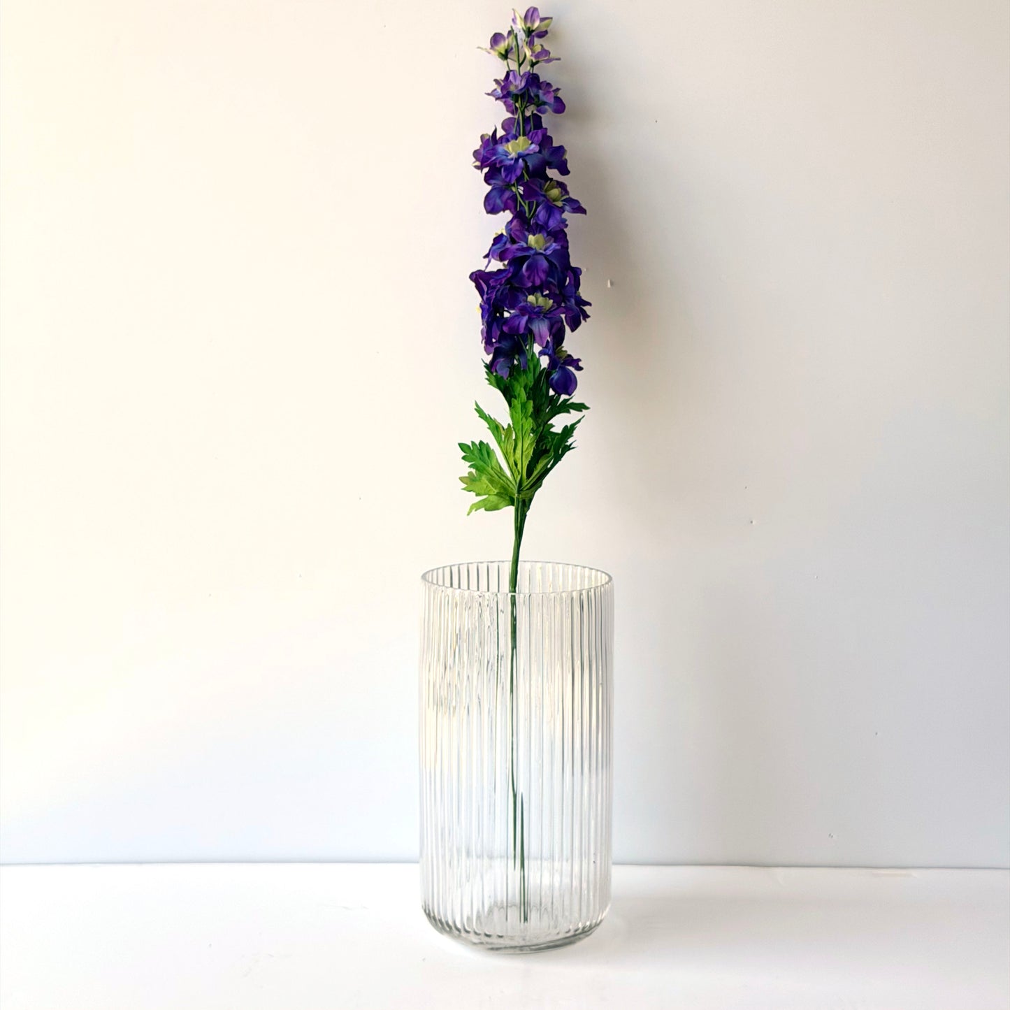 FF0023 SILK PURPLE DELPHINIUM SPRAY