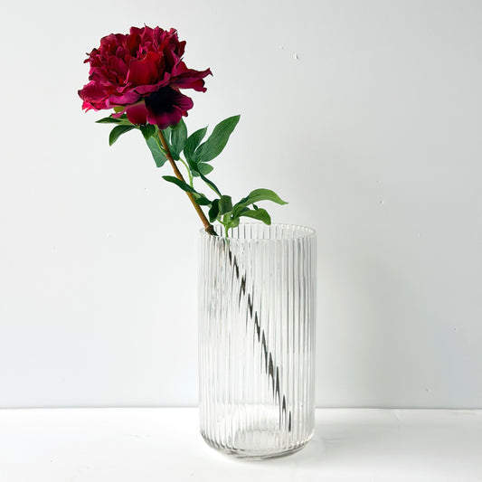 FF0032 SILK PINK PEONY STEM