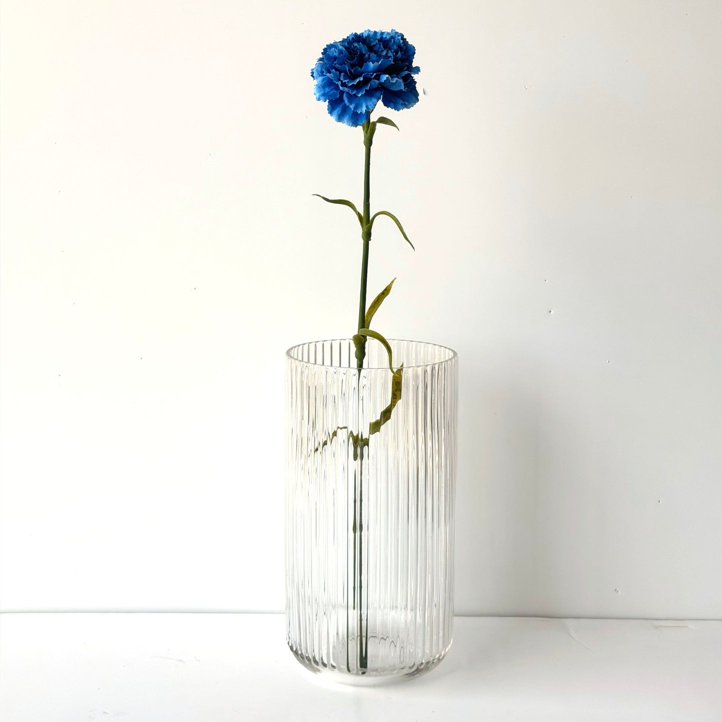 FF0041 SILK BLUE CARNATION STEM
