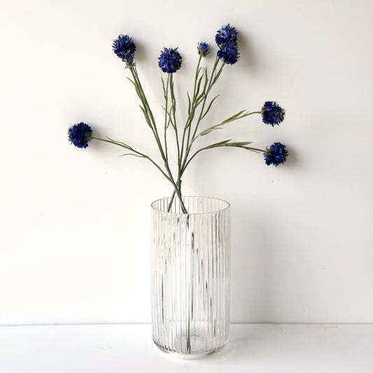 FF0045 SILK BLUE CORNFLOWER SPRAY