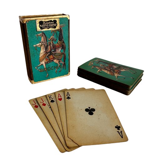 GT002 DURATONE HORSE PEOPLE PLAYING CARDS