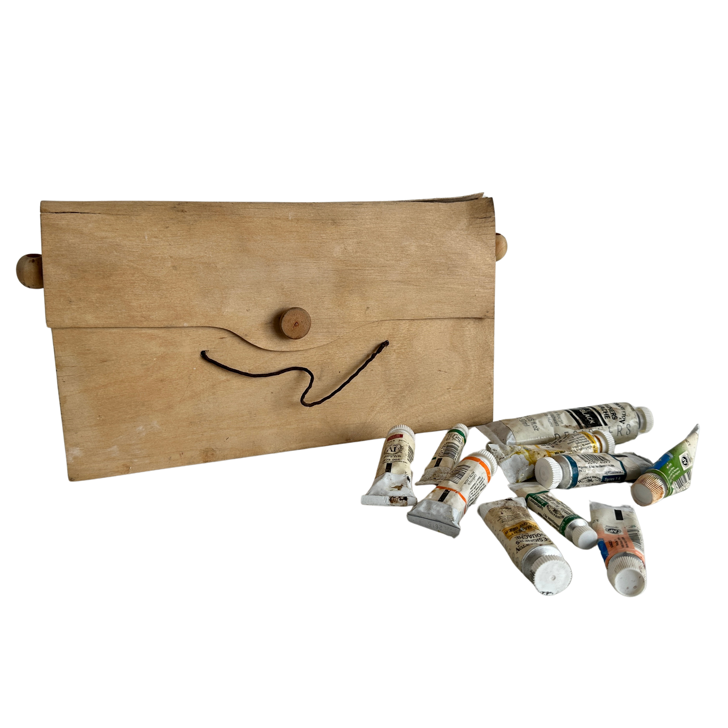HC004 BALSA WOOD OIL PAINT KIT
