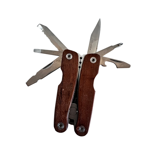 HC010 FAUX WOOD MINI LEATHERMAN