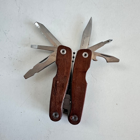 HC010 FAUX WOOD MINI LEATHERMAN