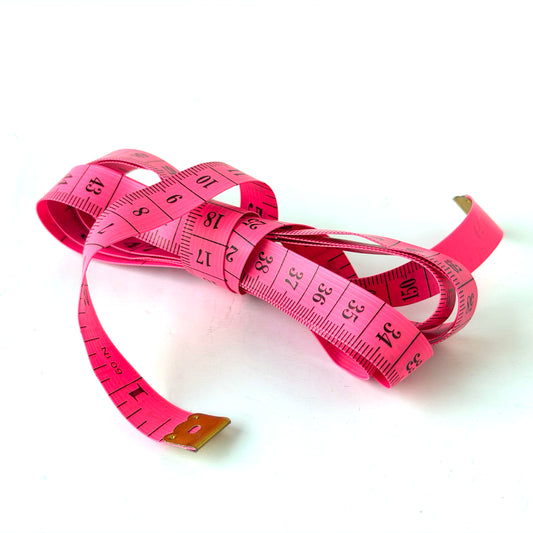 HC011 PINK CLOTH TAPE MEASURE