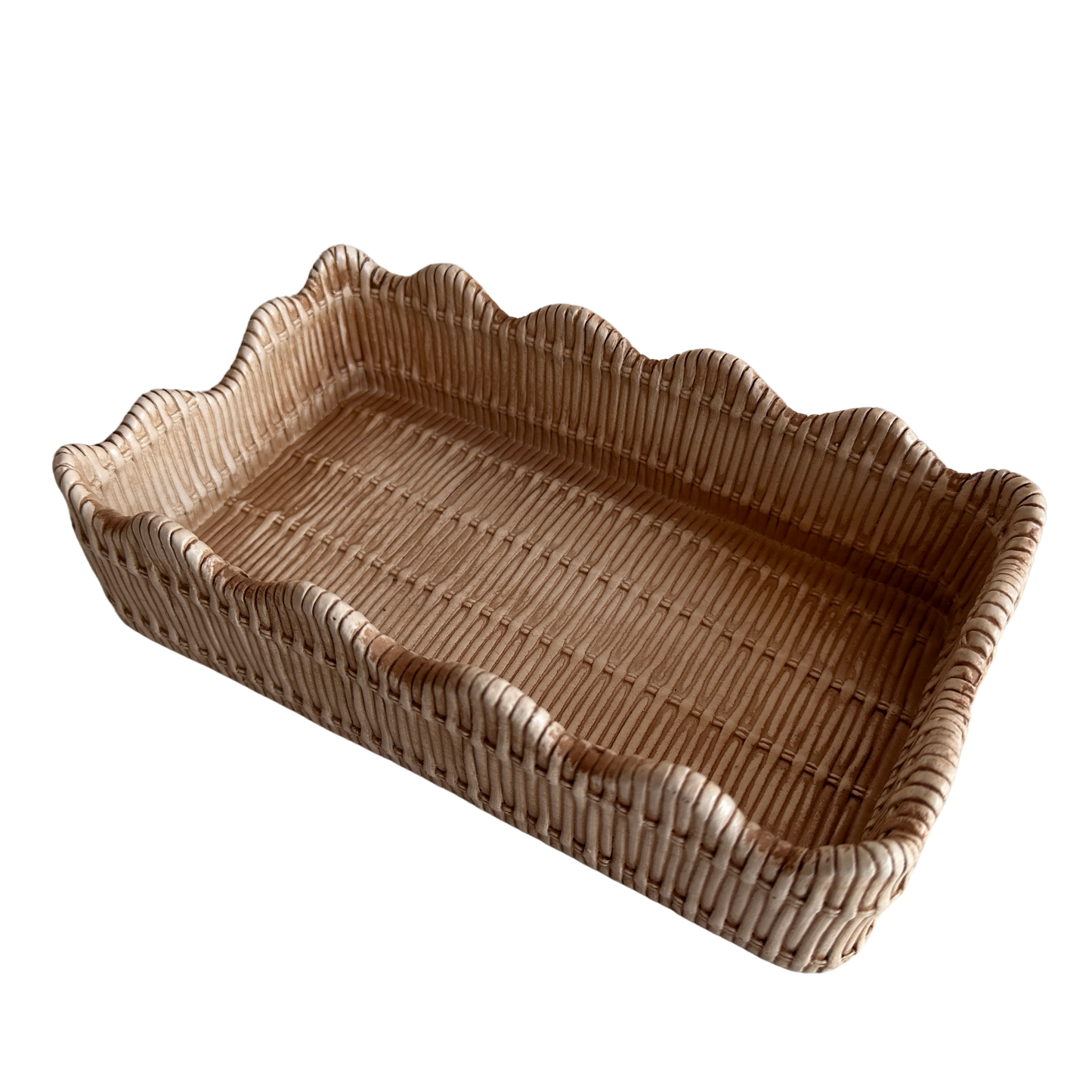 KT006 CERAMIC WOVEN NAPKIN HOLDER