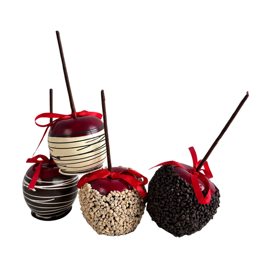 KT023 SET OF 4 FAUX CANDY APPLES
