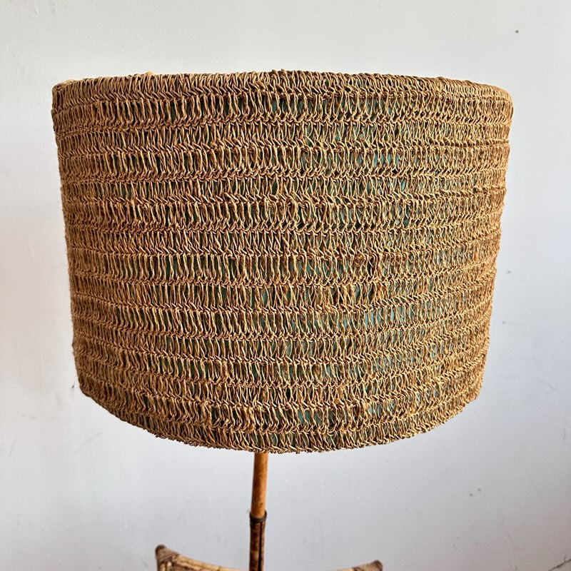 LI023 BAMBOO & RATTAN ORGANIC MODERN FLOOR LAMP