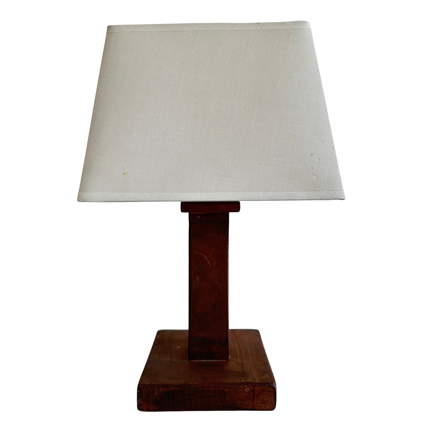 LI027 SIMPLE SHORT WOOD TABLE LAMP