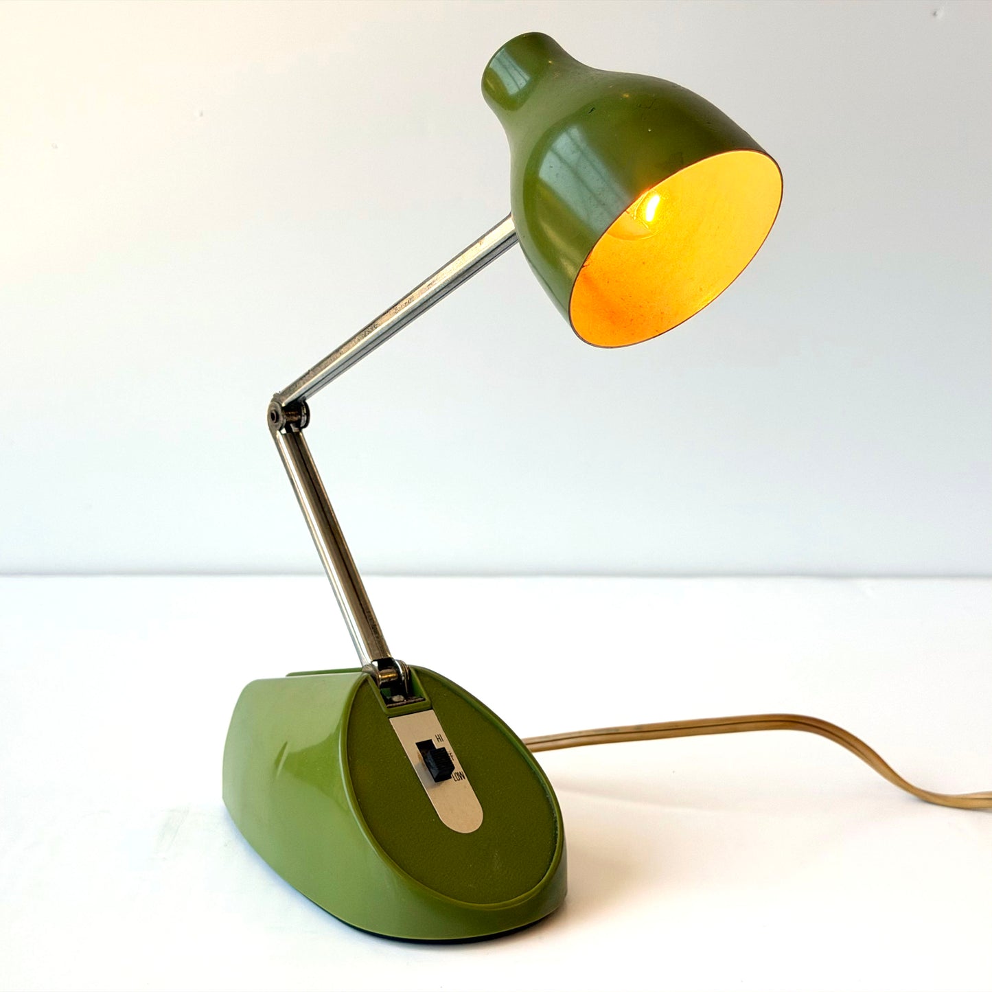 LI035 GREEN FOLDING DESK LAMP