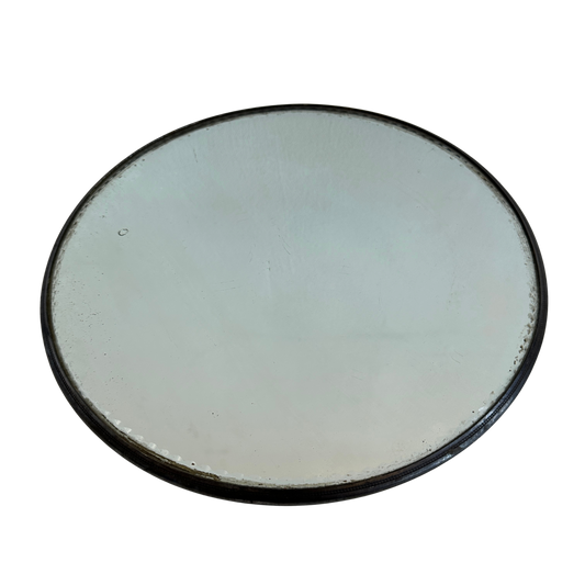 MR004 ROUND ANTIQUE BEVELED TABLETOP MIRROR