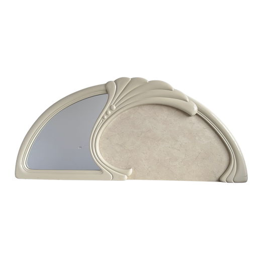 MR005 CREAM DECO HEADBOARD MIRROR