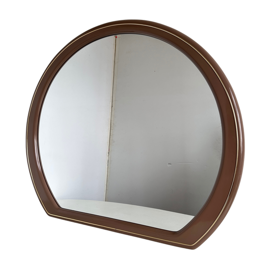 MR006 MAUVE TAUPE & GOLD WALL MIRROR