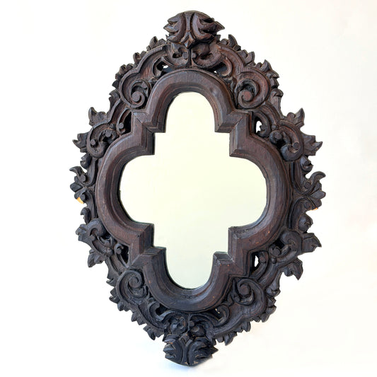 MR016 FOLK ART PLASTER MIRROR