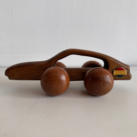 OB004 VINTAGE DATSUN 300ZX WOODEN TOY CAR-MASSAGE ROLLER