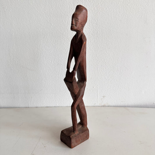 OB008 CARVED WOOD PERSON