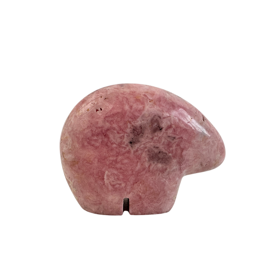 OB049 PINK STONE BEAR