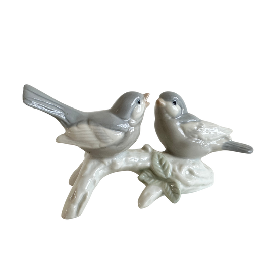 OB056 CERAMIC BIRDS ON A BRANCH