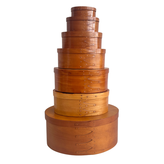 OB057 SET OF 7 SHAKER NESTING BOXES