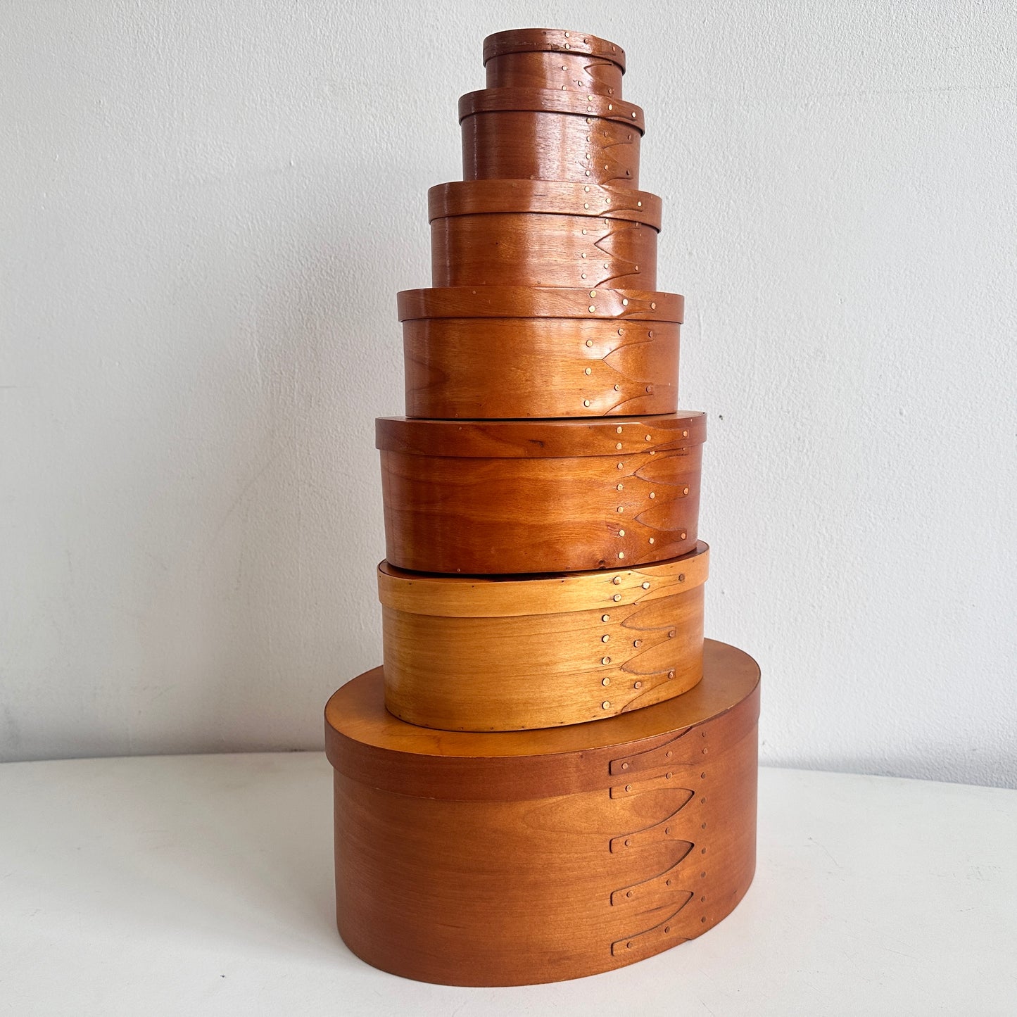 OB057 SET OF 7 SHAKER NESTING BOXES