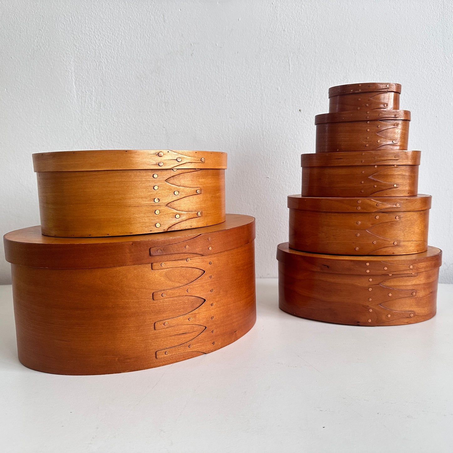 OB057 SET OF 7 SHAKER NESTING BOXES