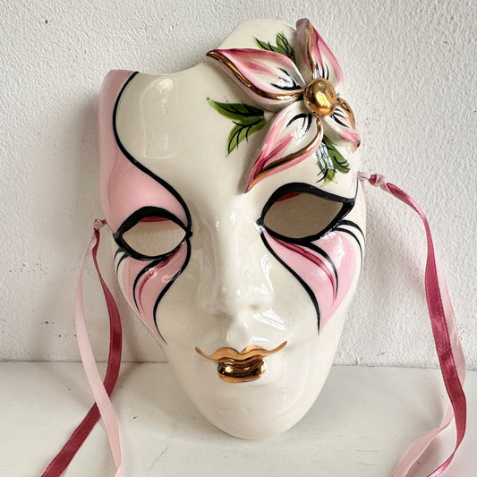 OB059 LADIES CERAMIC CARNIVAL MASK