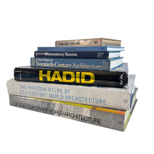 OB071 10" STACK OF ARCHITECTURE & INTERIORS BOOKS