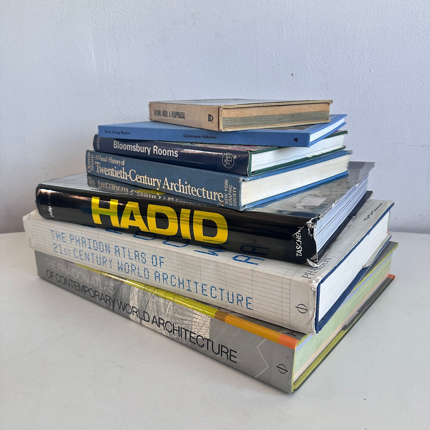 OB071 10" STACK OF ARCHITECTURE & INTERIORS BOOKS