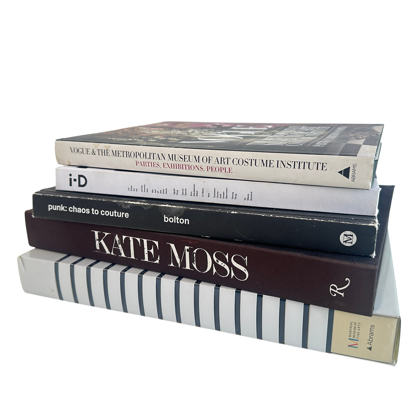 OB075 6" STACK OF BOOKS ON FASHION