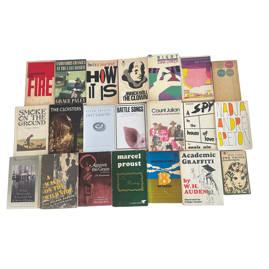 OB076 12" STACK OF HIGHBROW LIT WITH BEAUTIFUL COVERS