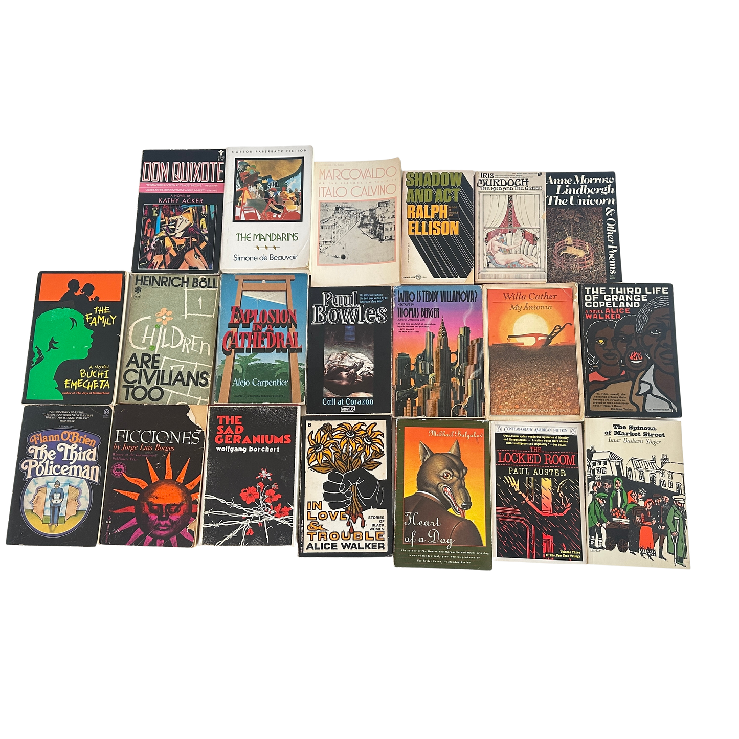 OB077 12" STACK OF HIGHBROW LIT WITH BEAUTIFUL COVERS