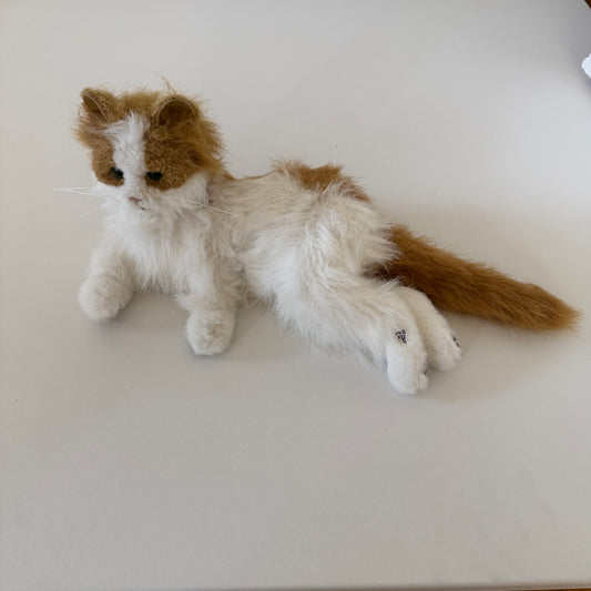 OB087B ORANGE & WHITE ELECTRONIC CAT
