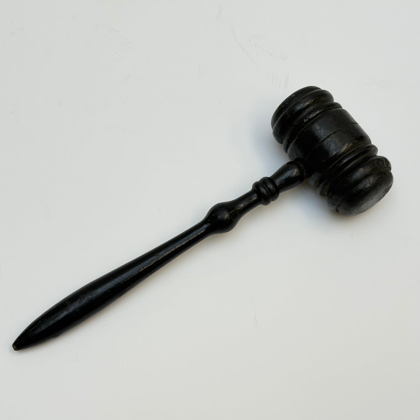 OB096 BLACK WOODEN GAVEL