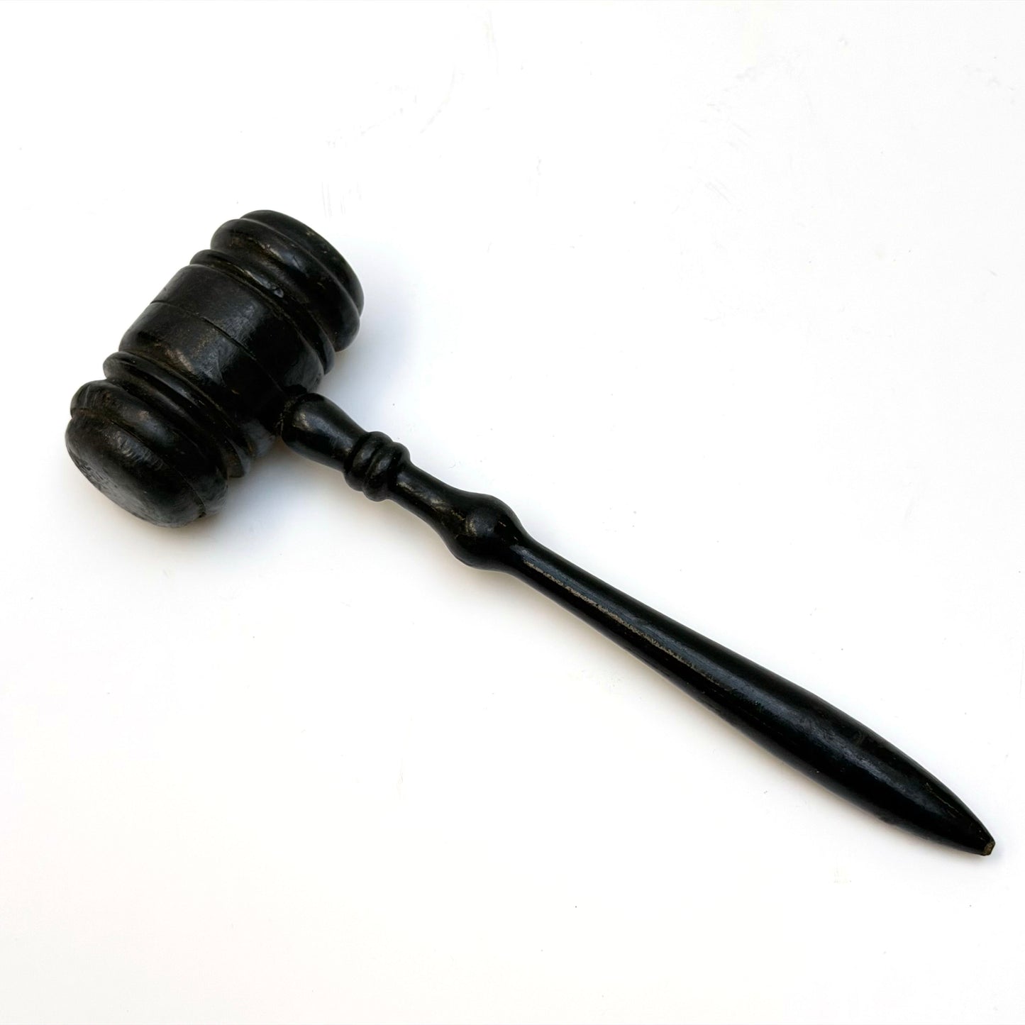 OB096 BLACK WOODEN GAVEL