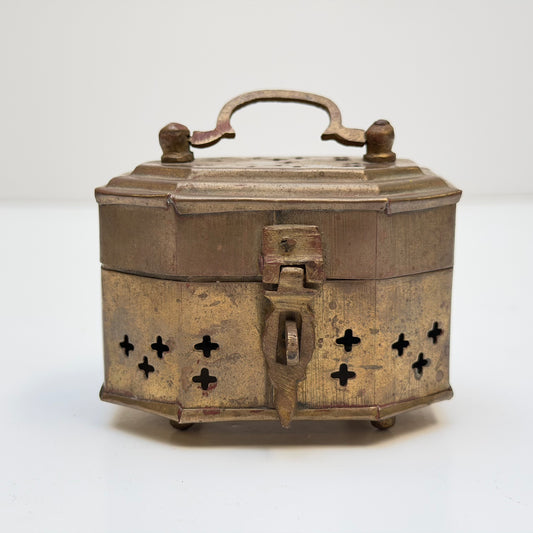OB101 BRASS TRINKET BOX