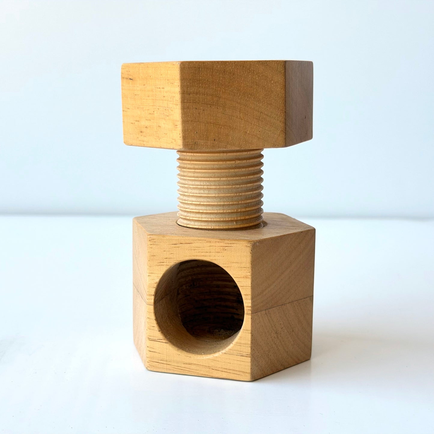 OB103 WOODEN TWIST NUTCRACKER