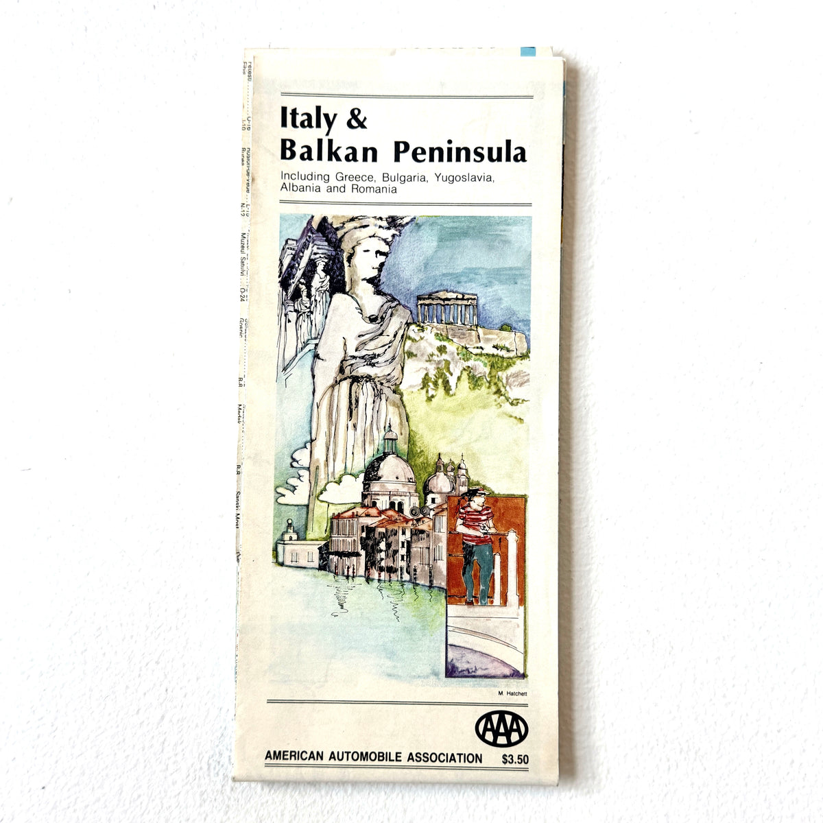 OB154 ITALY AND BALKAN PENINSULA MAP