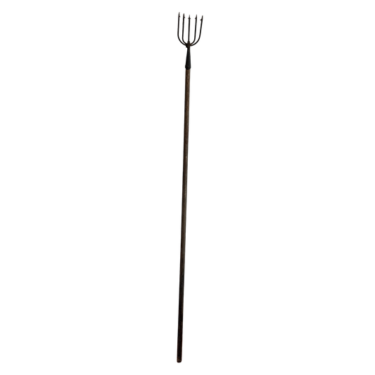 OD007 IRON & WOOD PITCHFORK