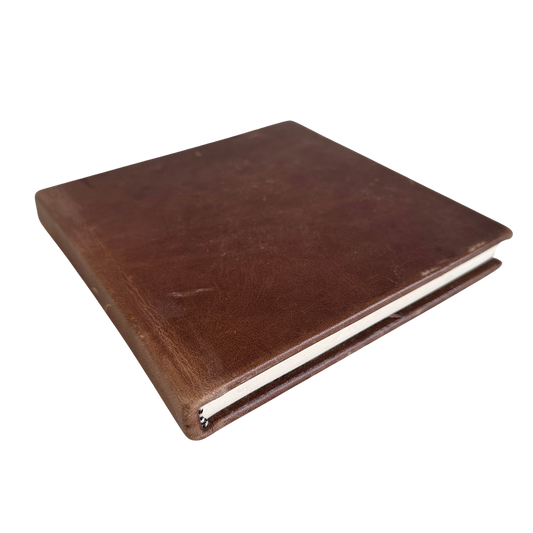 OF005 BROWN LEATHER NOTEBOOK #1