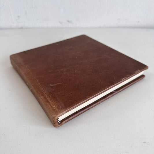 OF005 BROWN LEATHER NOTEBOOK #1