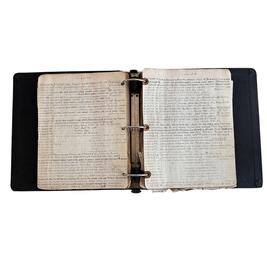 OF016 HANDWRITTEN LEDGER