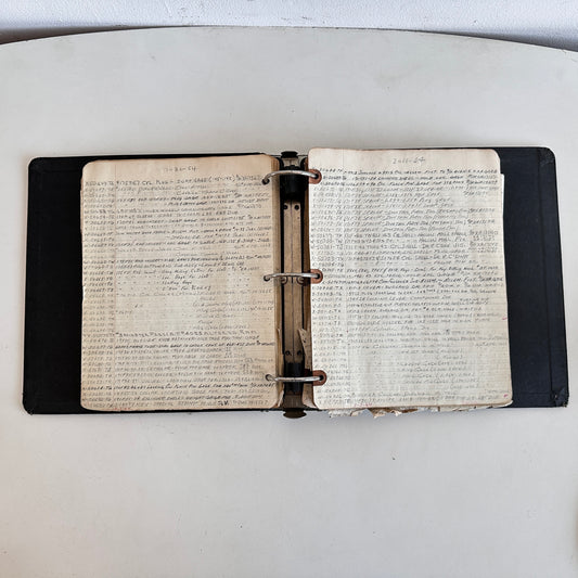OF016 HANDWRITTEN LEDGER