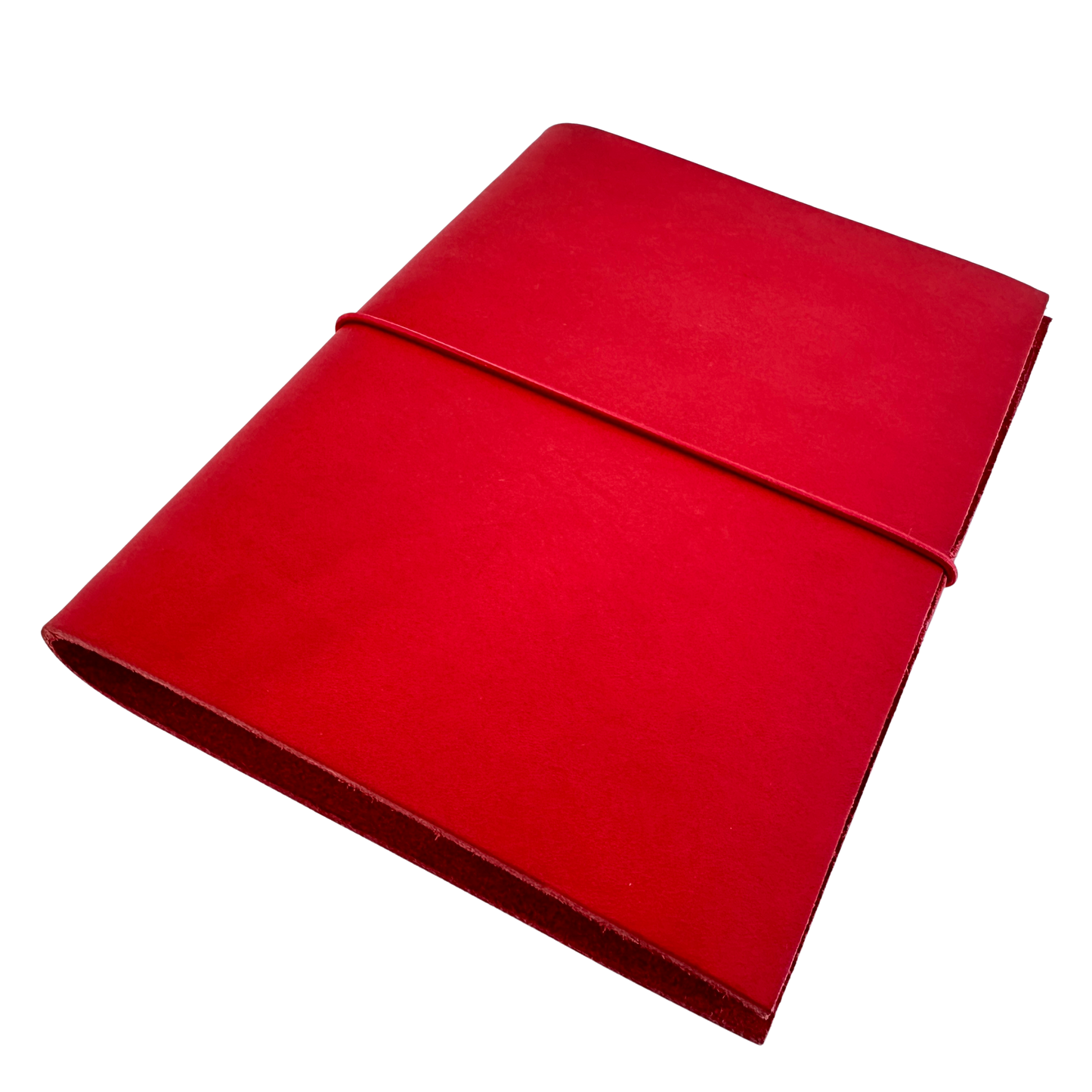 OF021 RED LEATHER JOURNAL MINI