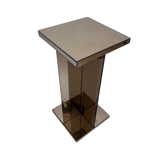 PD004 SMOKED MIRROR PEDESTAL