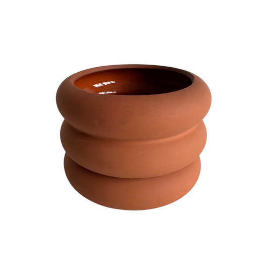 PL002 CCKW TERRA COTTA CERAMIC MINI PLANTER