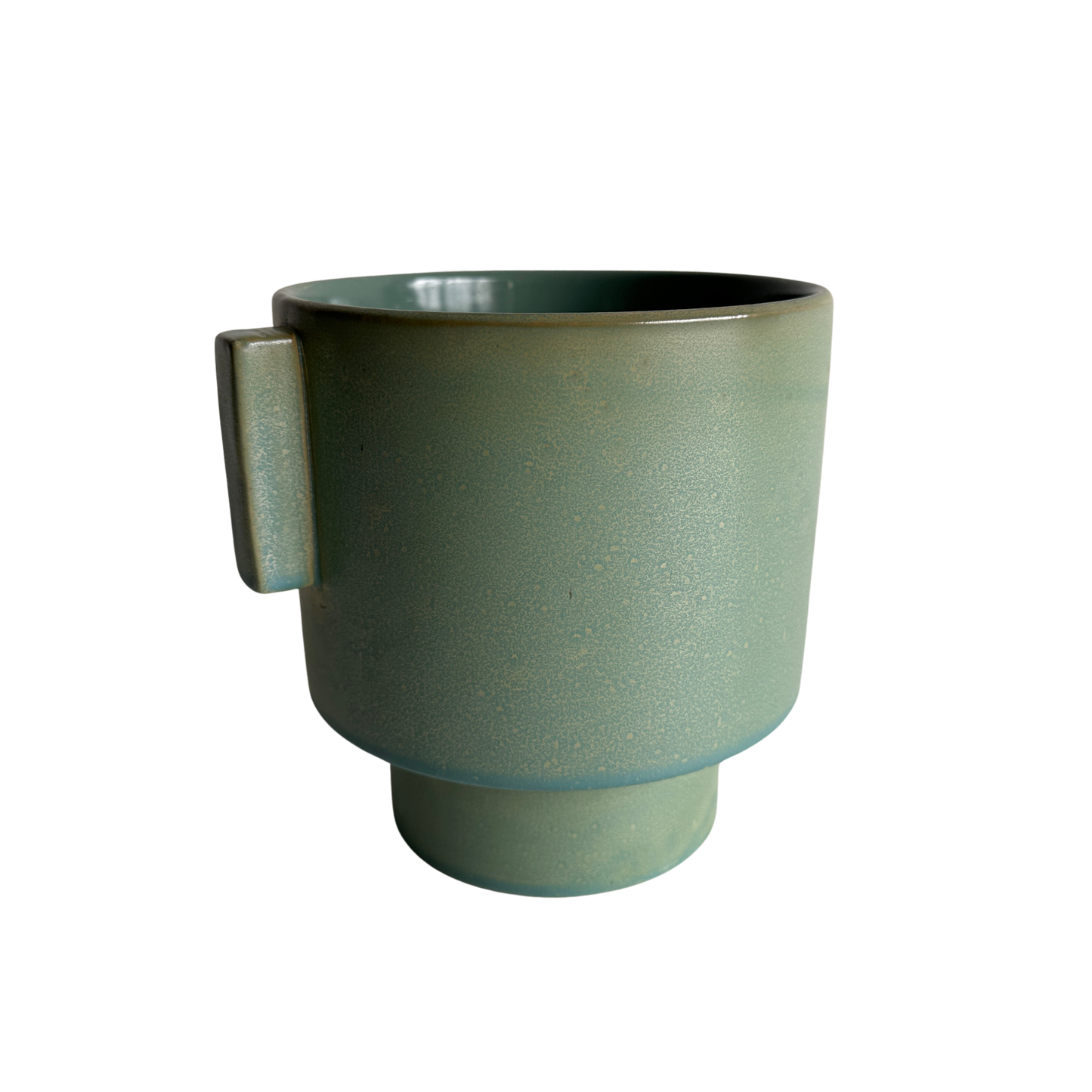 PL006 CELINE GREEN CERAMIC PLANTER