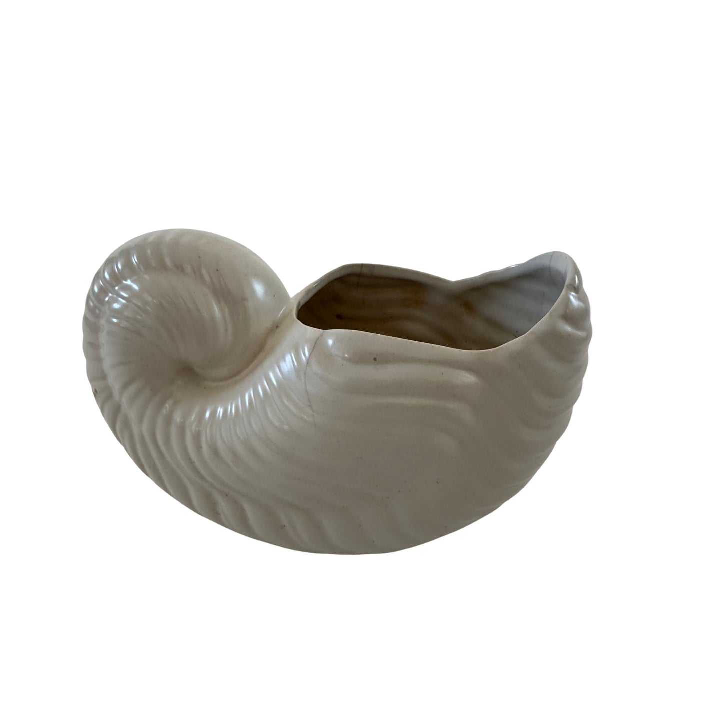 PL013 WHITE SHELL PLANTER/ VASE