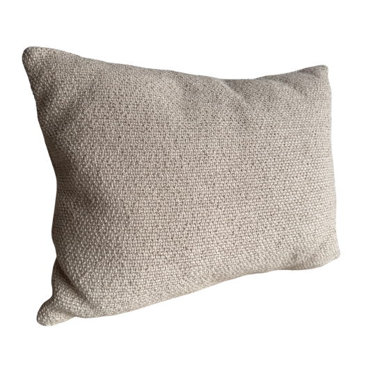PW005 HOMENATURE CREAM KNITTED WOOL PILLOW